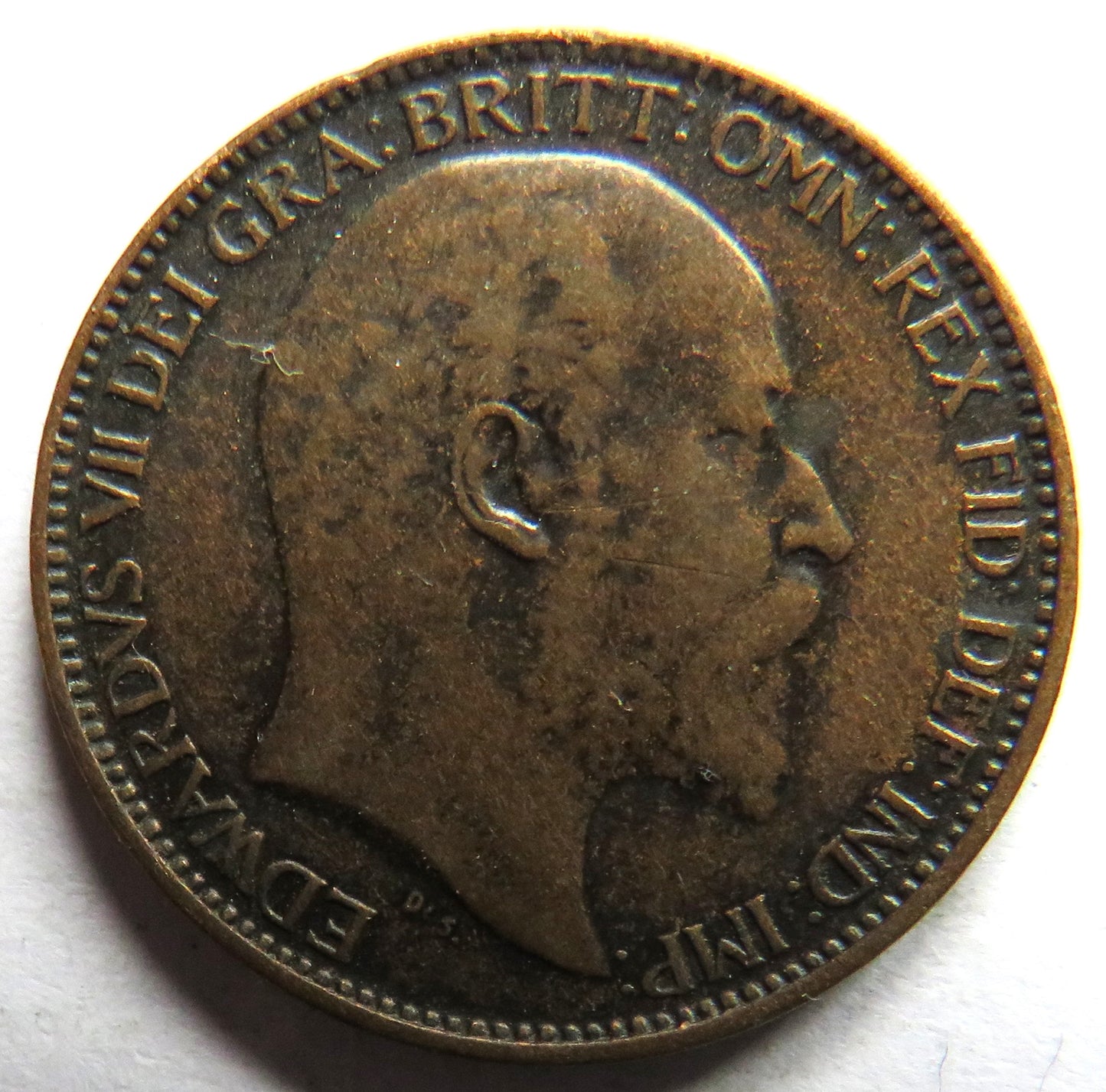 1907 King Edward VII Farthing Coin - Great Britain