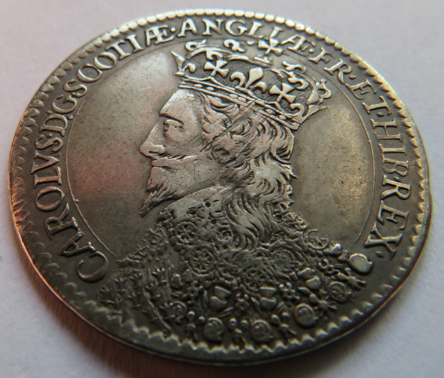 1633 Charles I Scottish Coronation Silver Medal Scarce