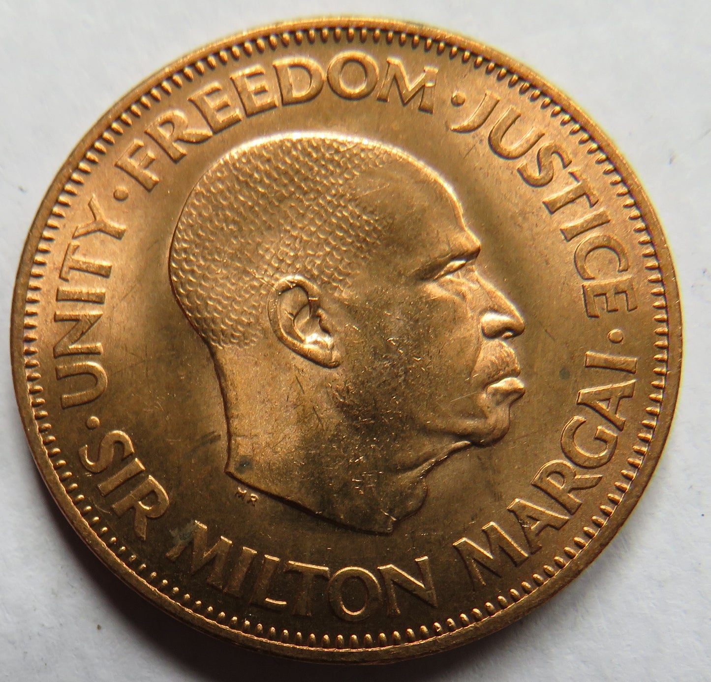 1964 Sierra Leone One Cent Coin UNC