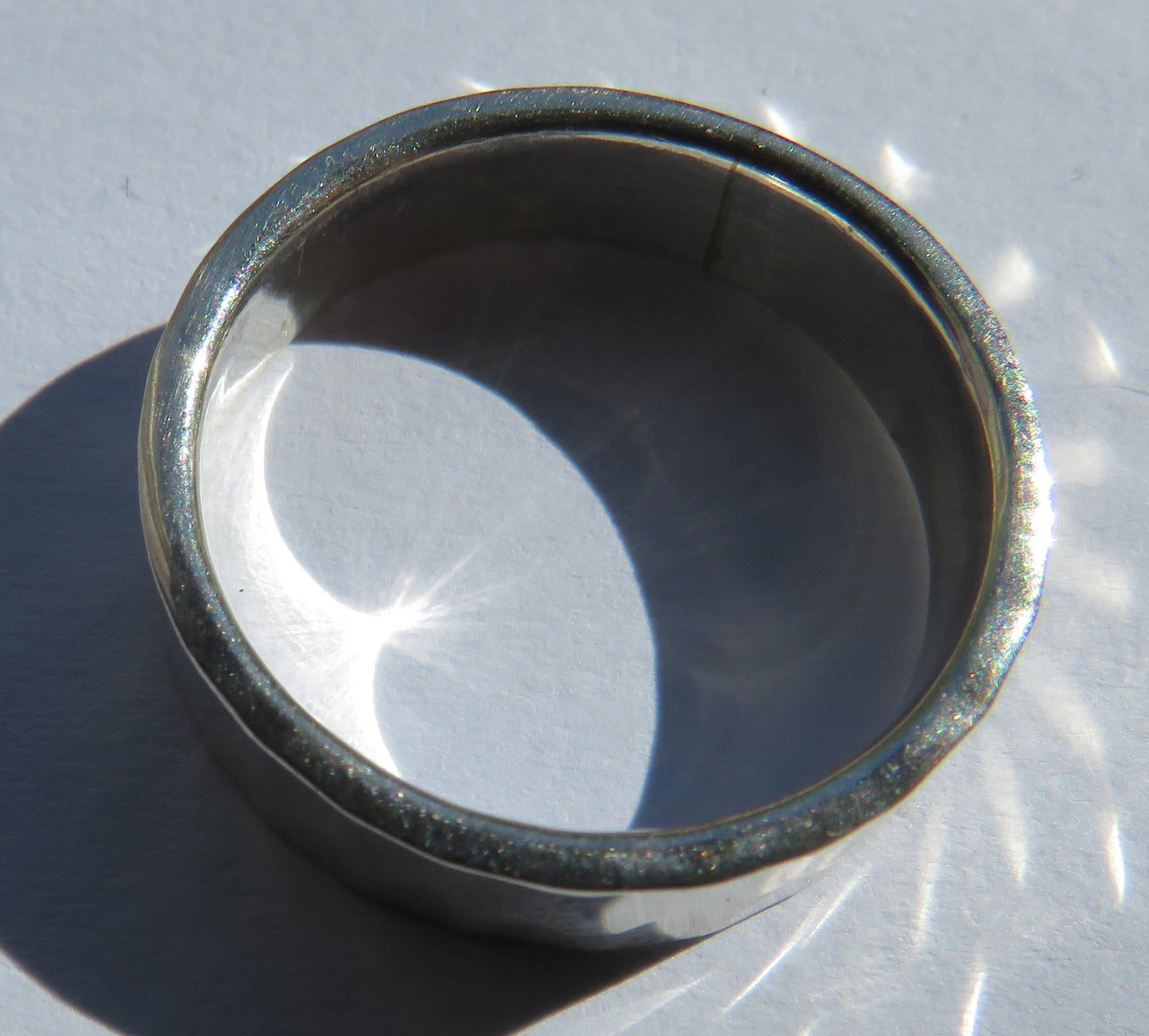 Ladies Sterling Silver Ring - UK Size P & 1/2