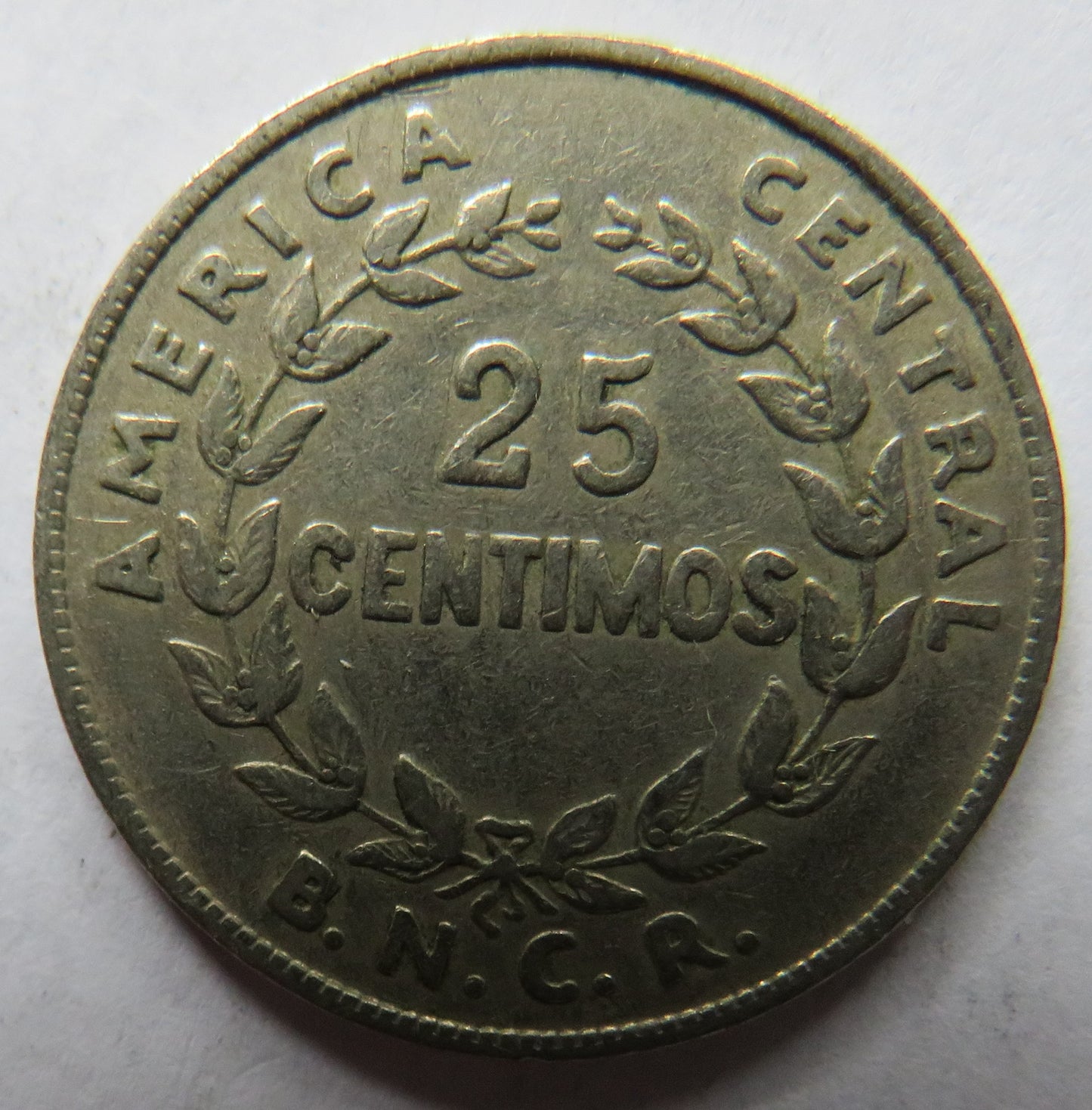 1948 Costa Rica 25 Centimos Coin
