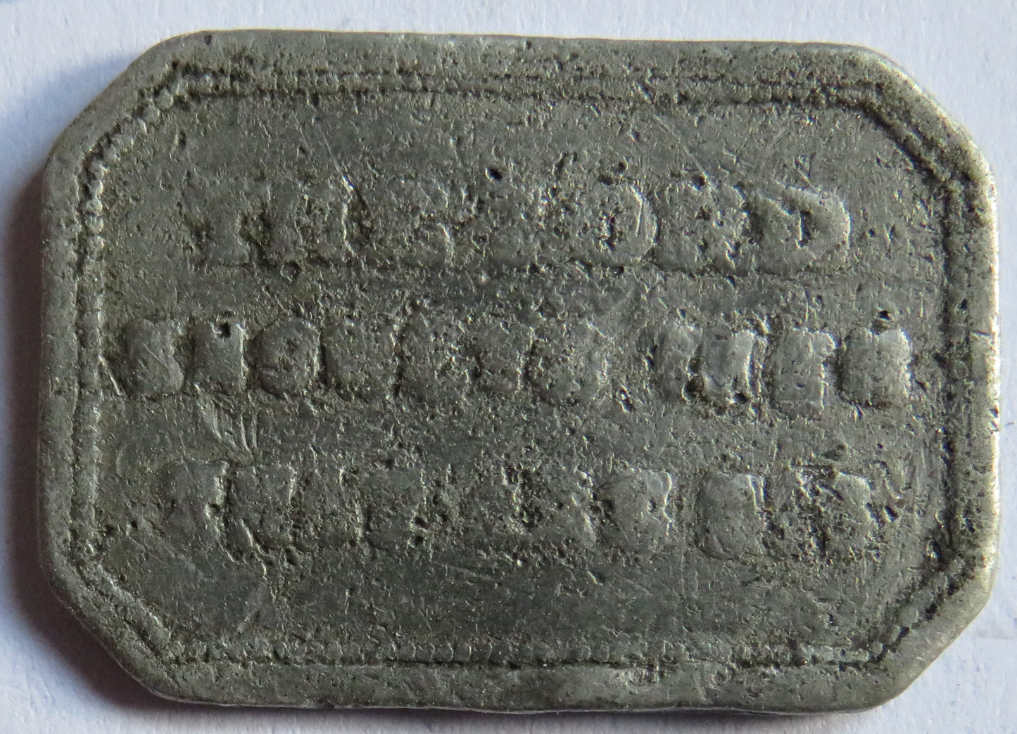 19thC Scottish Communion Token Bon Accord Church Aberdeen