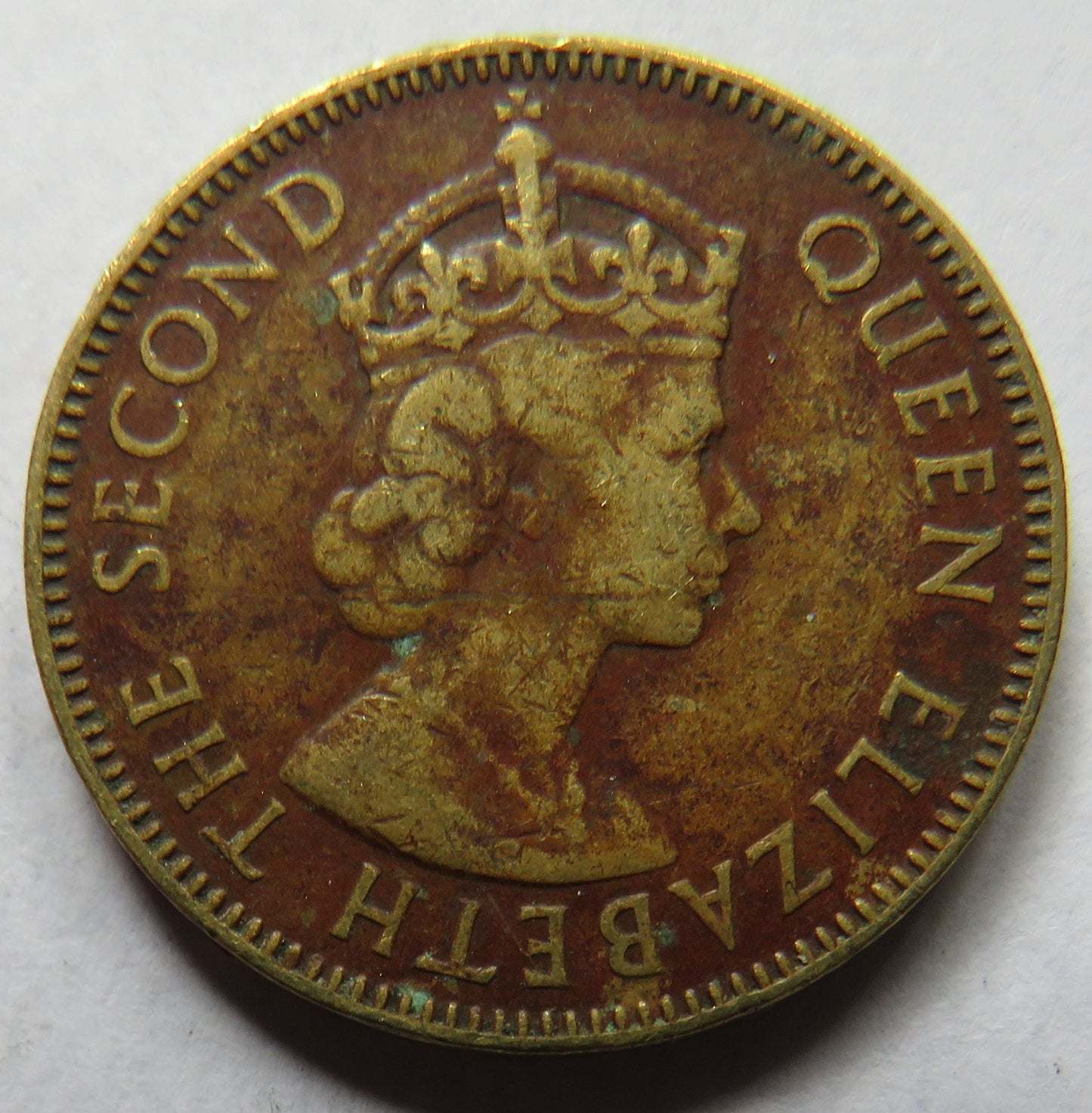 1959 Queen Elizabeth II Jamaica Half Penny Coin