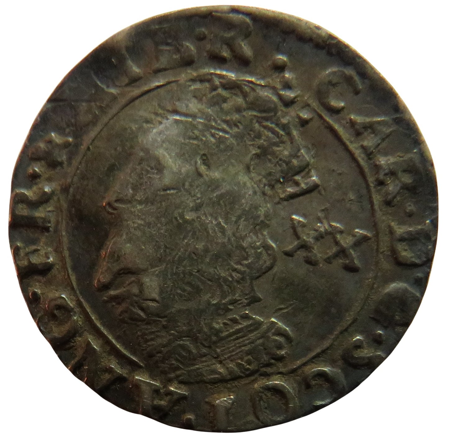 1625-49 Charles I Scotland Silver Twenty Pence Coin