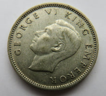 Load image into Gallery viewer, 1942 King George VI New Zealand Silver Sixpence Coin
