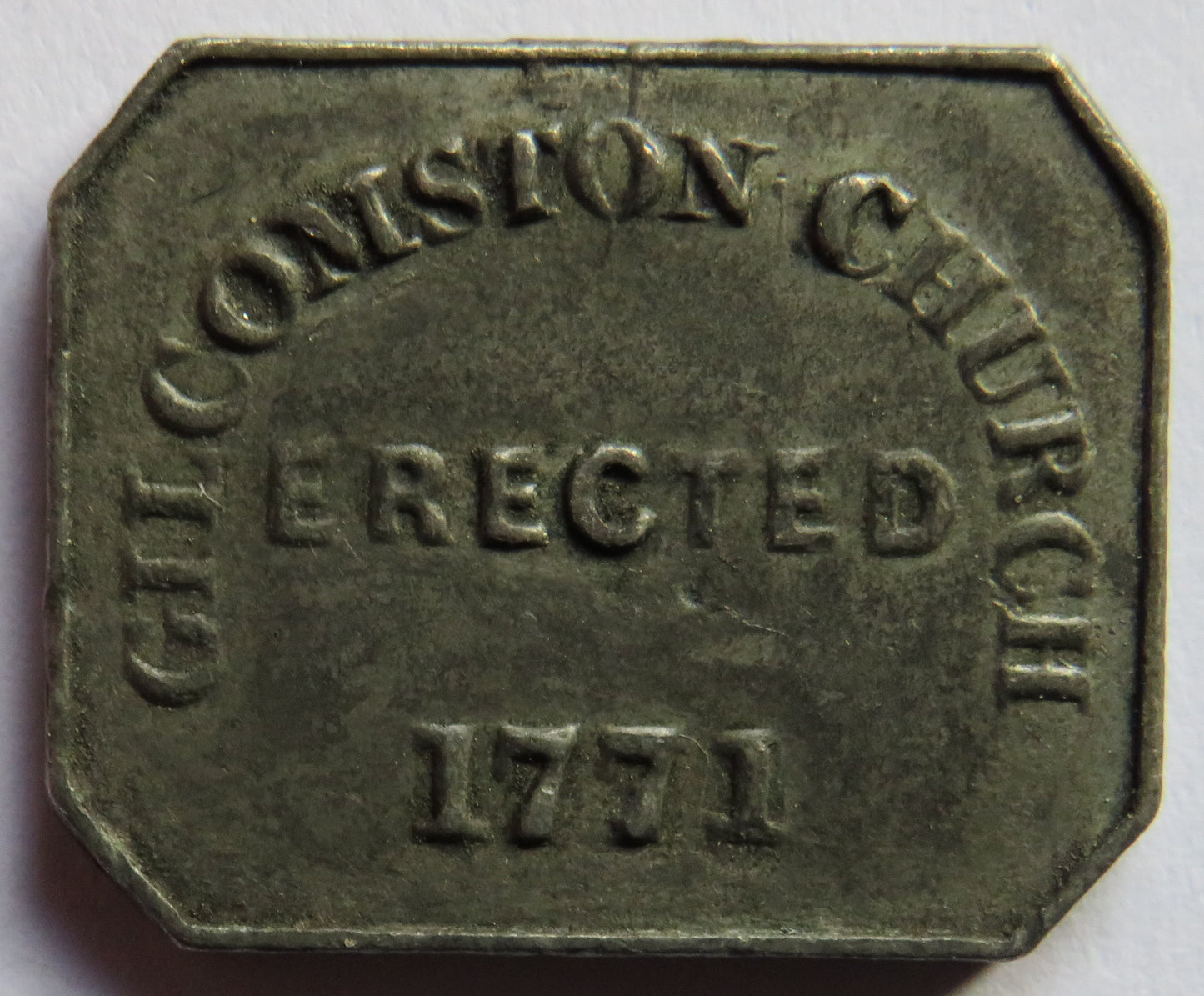 Gilcomston Church Erected 1771 Communion Token 19thC Scotland