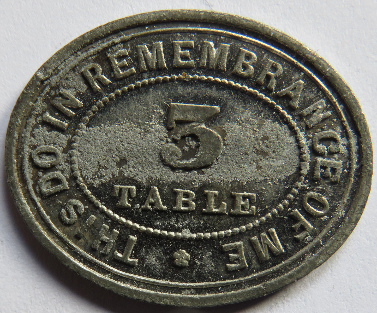 1864 Rathen Parish Church Communion Token - Scotland