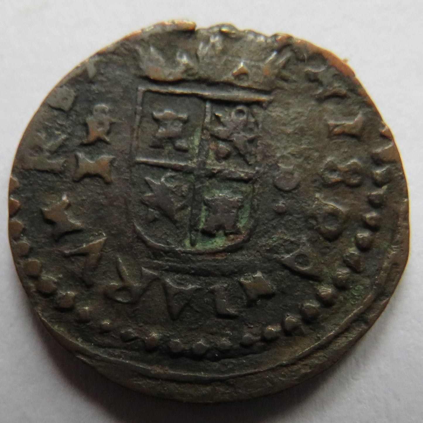 1660-1664 Spain King Philip IV 8 Maravedis Coin