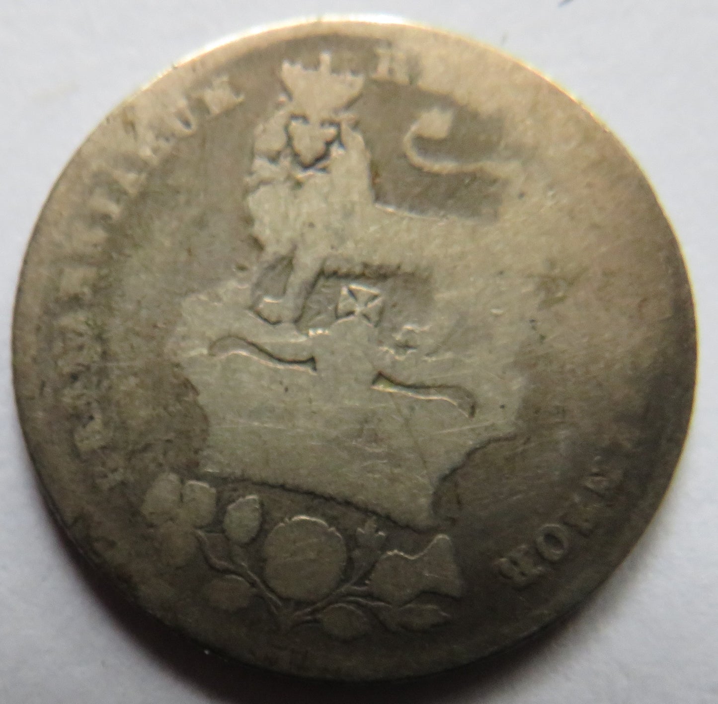 1825 King George IV Silver Shilling Coin - Great Britain