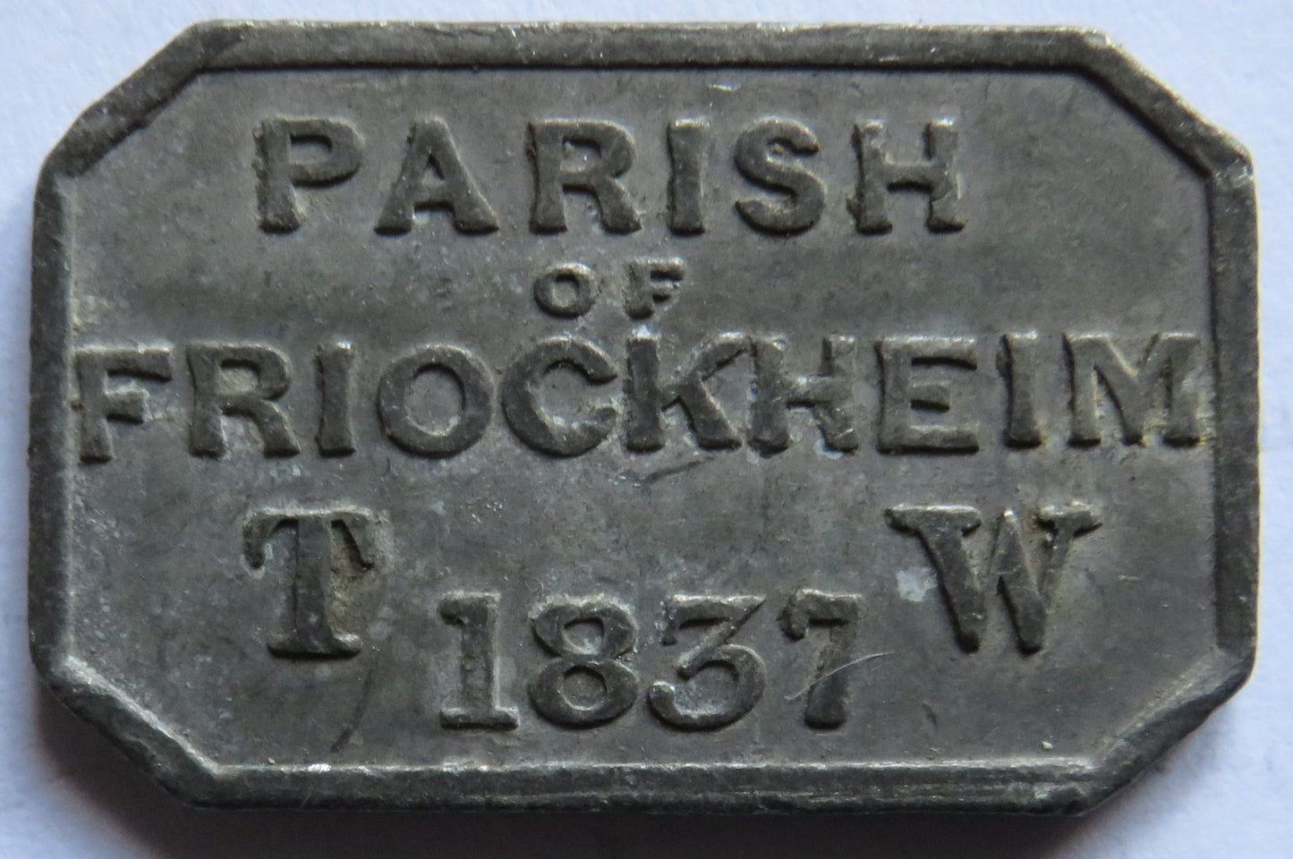 The Free Church of Friockheim 1837 Communion Token - Scotland