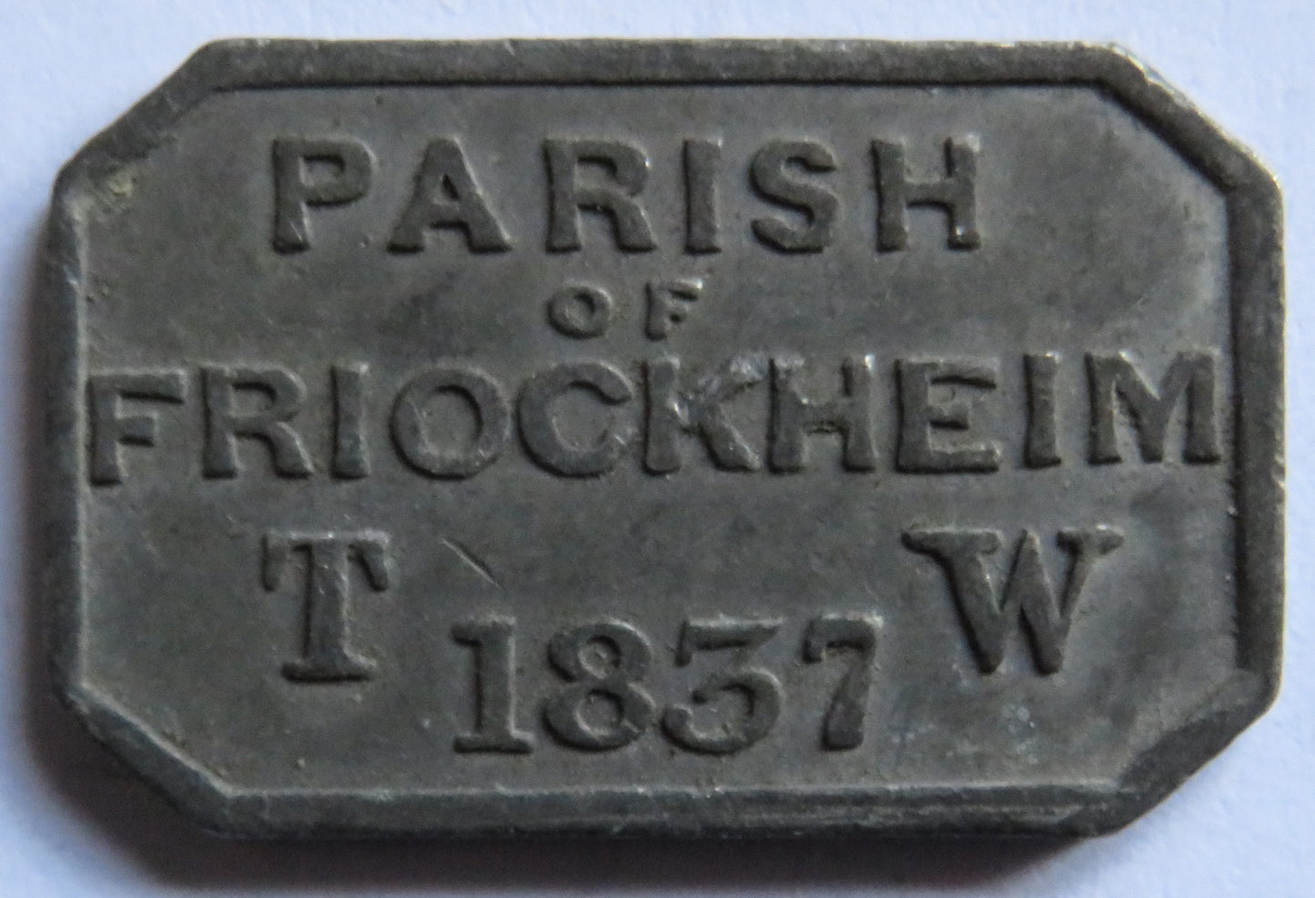 The Free Church of Friockheim 1837 Communion Token - Scotland