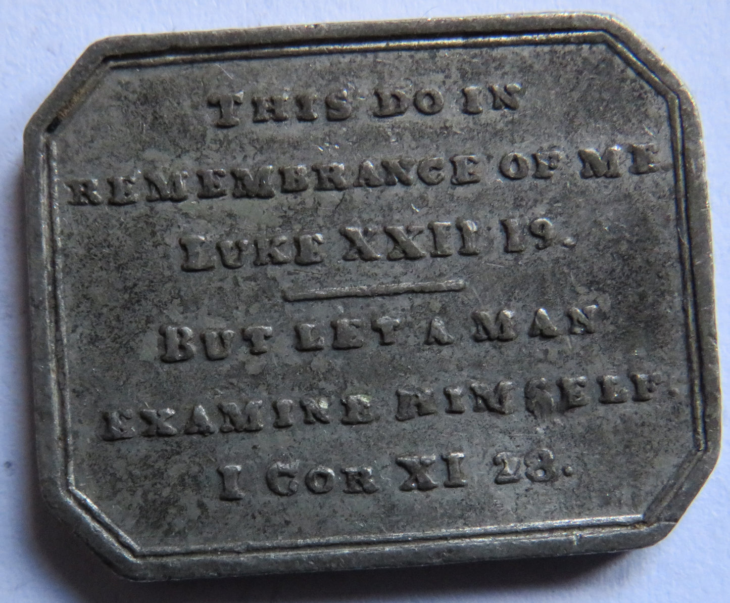 English Free Church Inverness 1844 Communion Token - Scotland