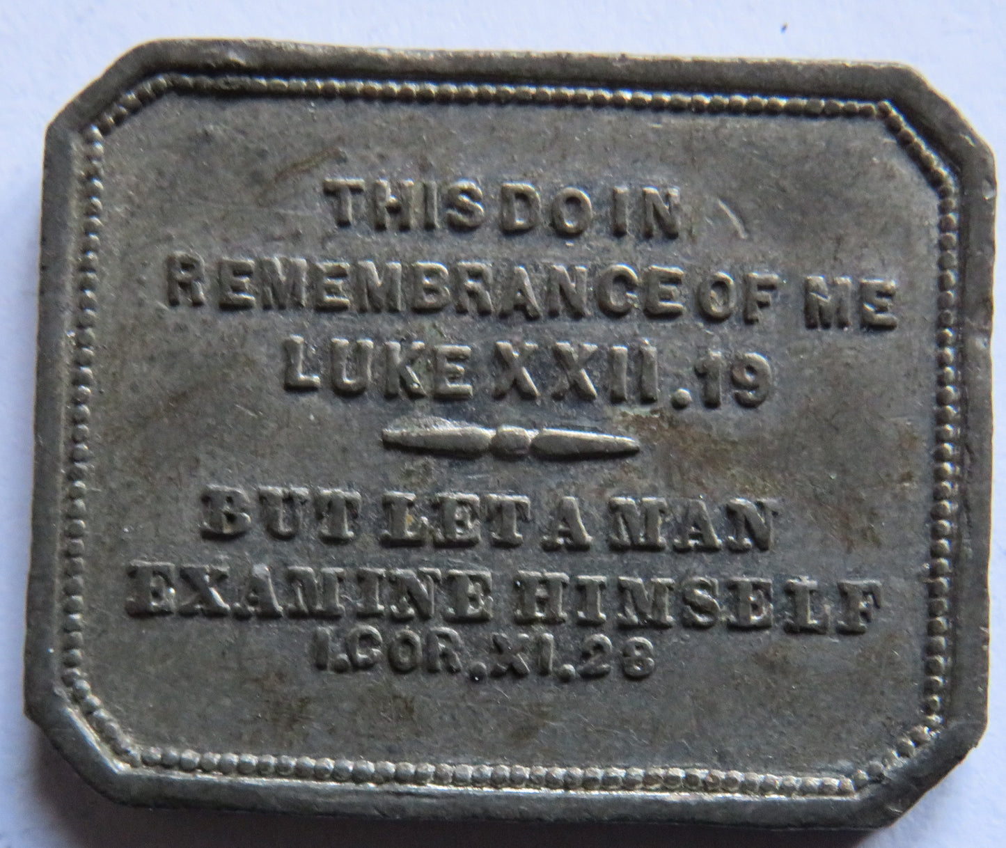 English Free Church Inverness 1844 Communion Token - Scotland