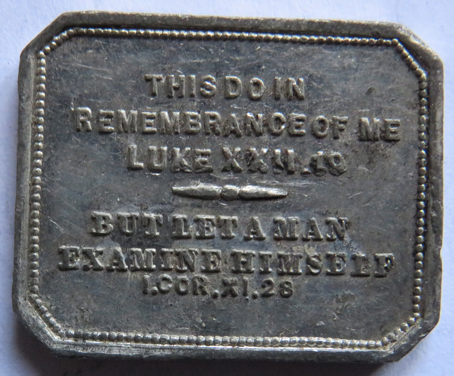 English Free Church Inverness 1844 Communion Token - Scotland