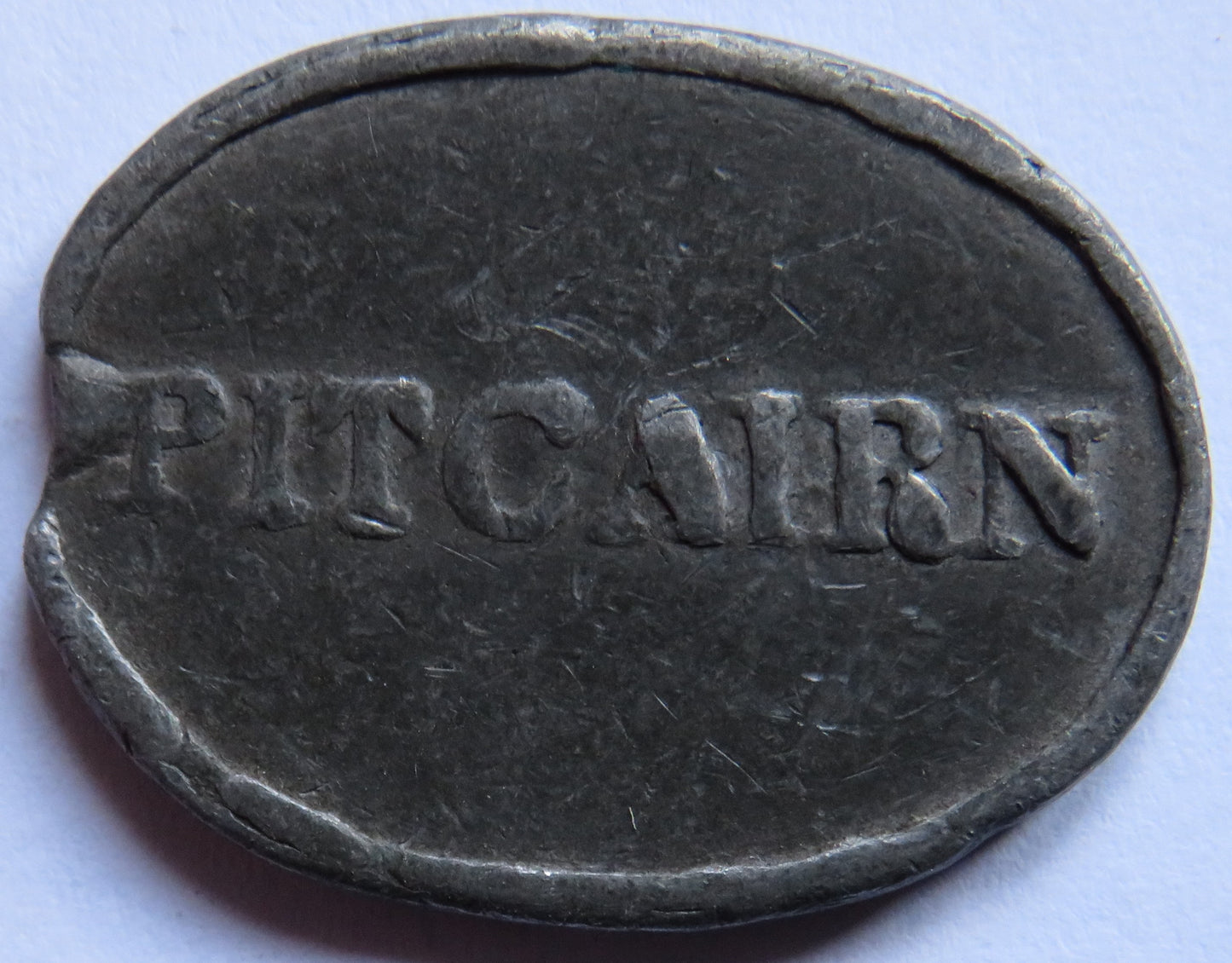 1851 Pitcairn Rev. R. Nelson Scottish Church Communion Token