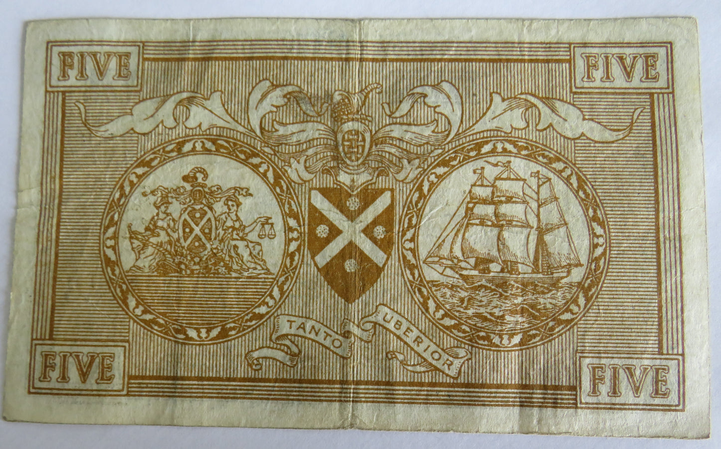 1961 Bank of Scotland £5 Five Pound Banknote