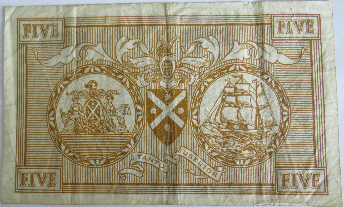 1966 Bank of Scotland £5 Five Pound Banknote