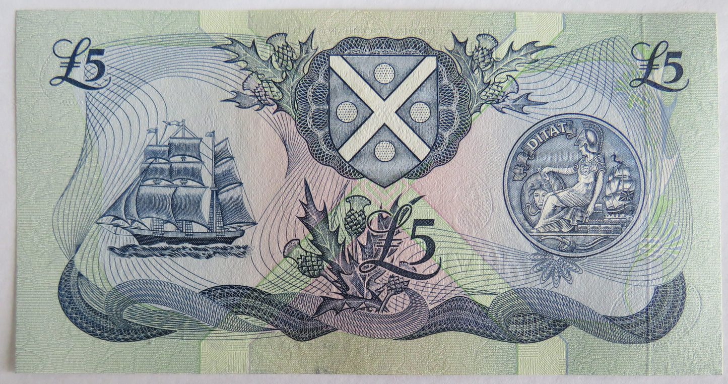 1994 Bank of Scotland £5 Five Pound Banknote