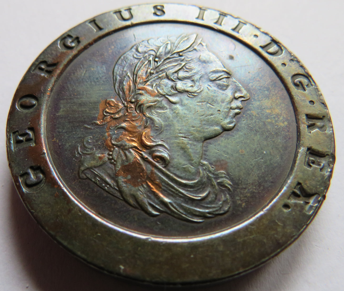 1797 King George III Cartwheel Twopence Coin