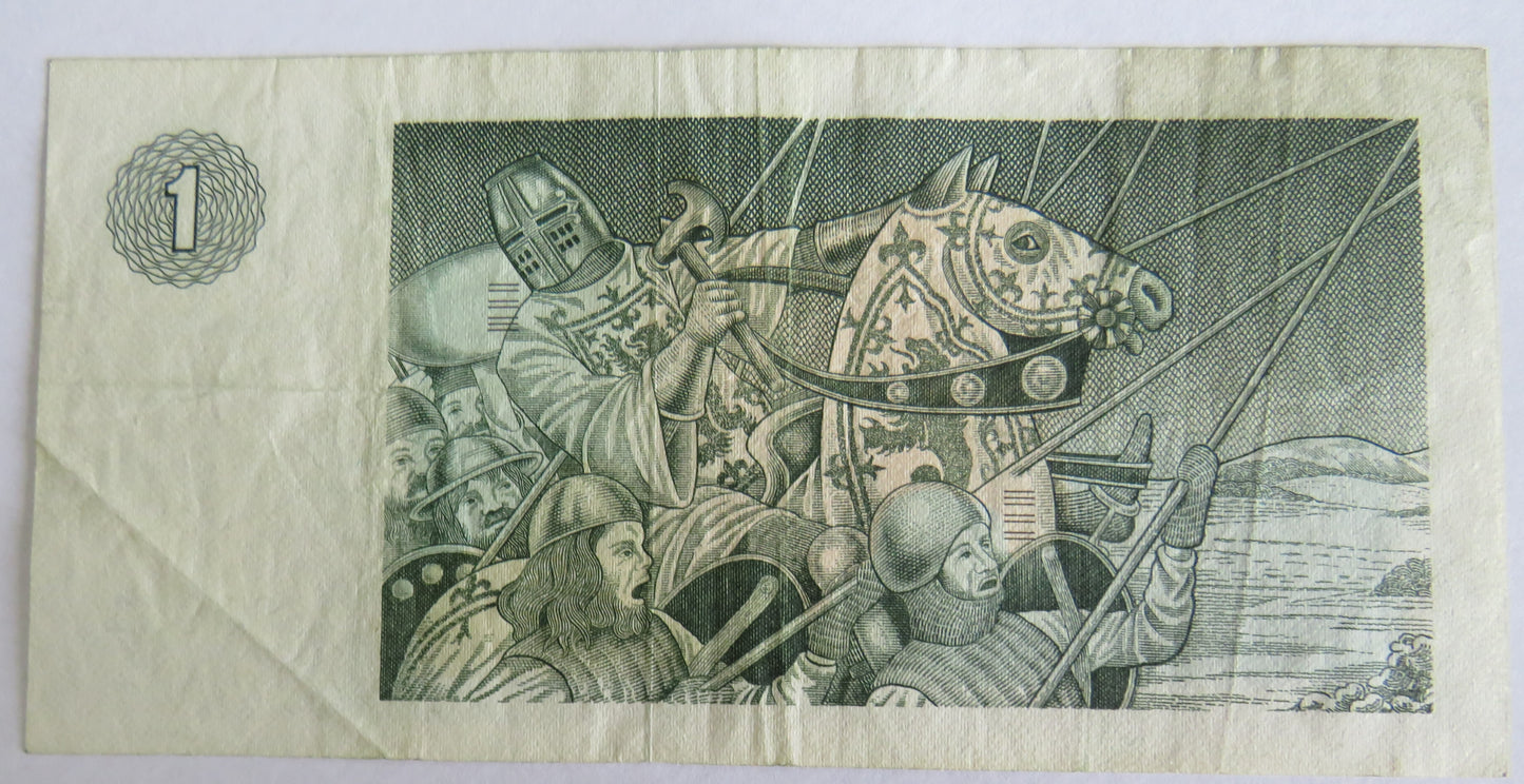 1980 Clydesdale Bank Limited £1 One Pound Banknote