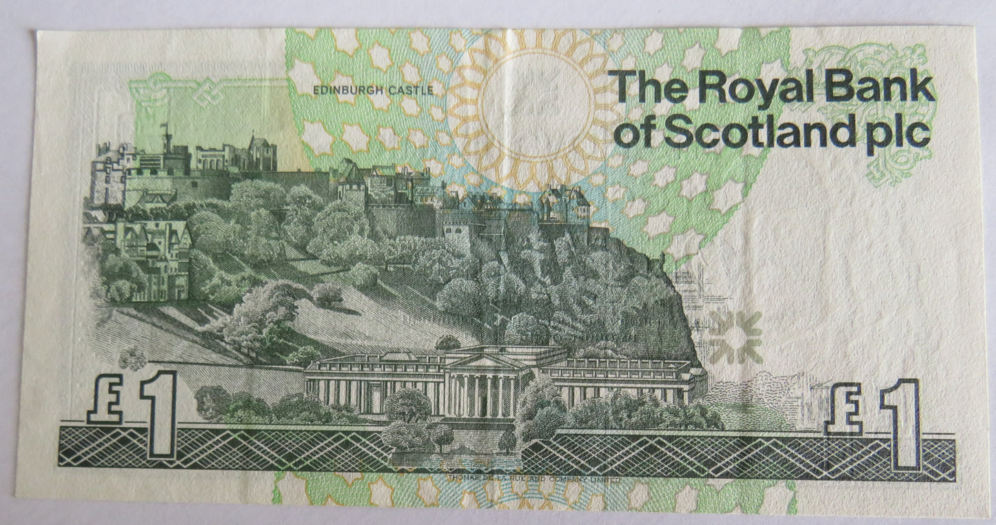 2001 The Royal Bank of Scotland £1 Banknote