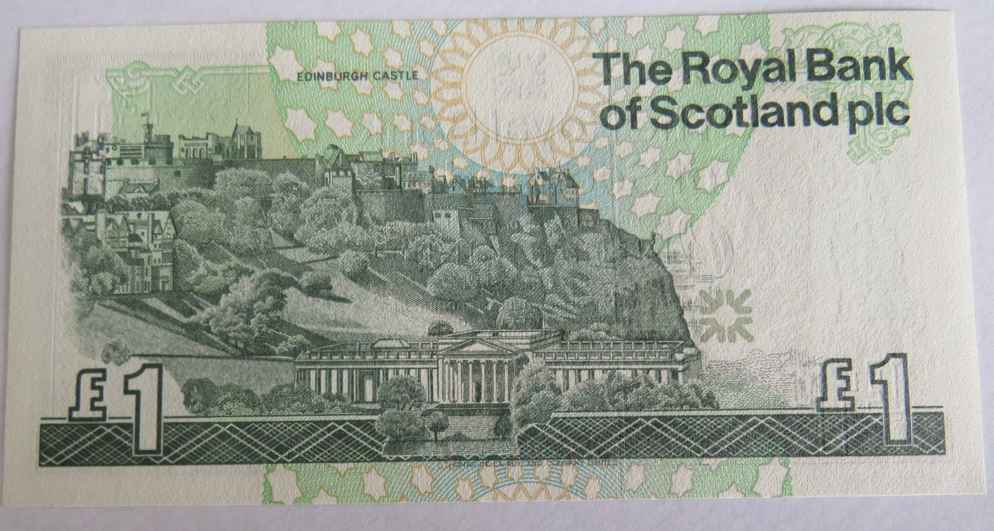 1999 The Royal Bank of Scotland £1 Banknote