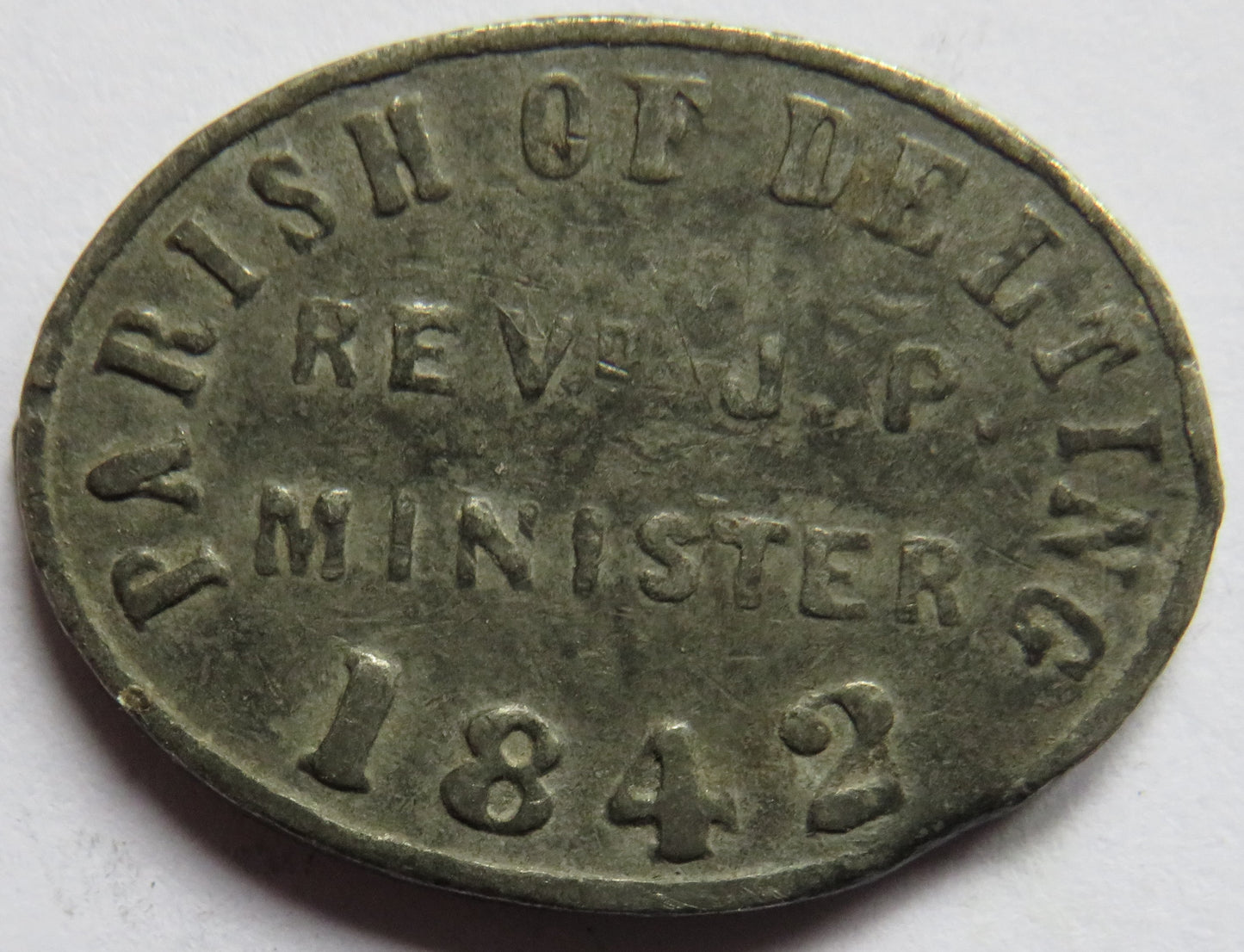 1842 Parish of Delting Scottish Church Communion Token