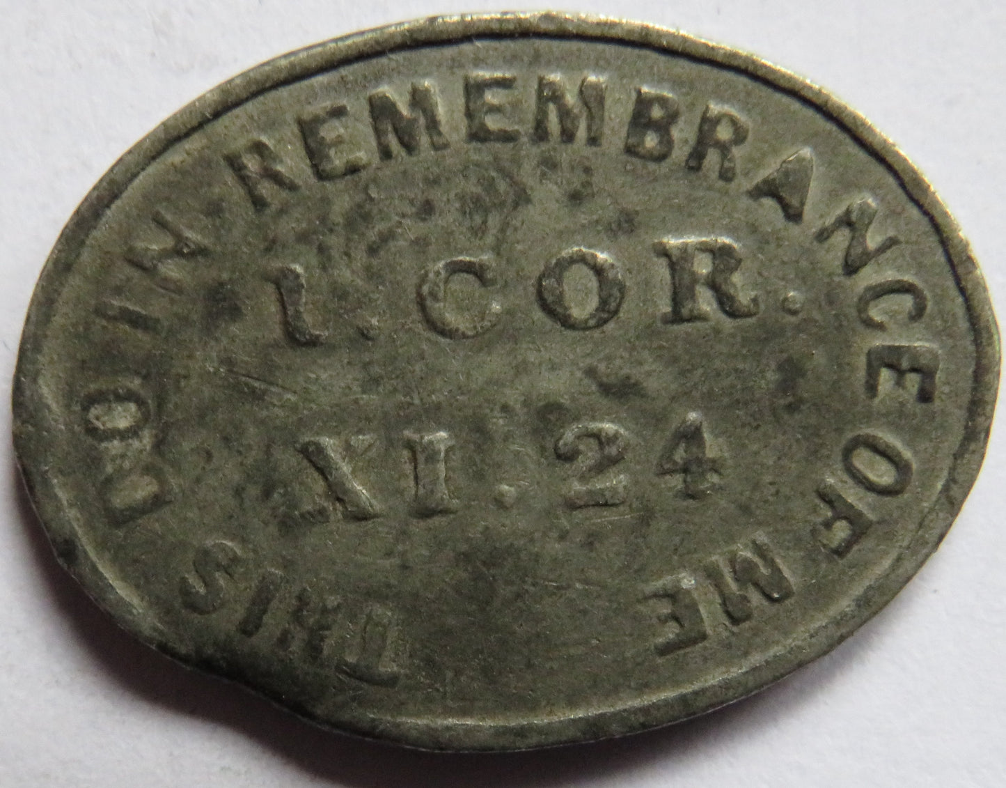 1842 Parish of Delting Scottish Church Communion Token