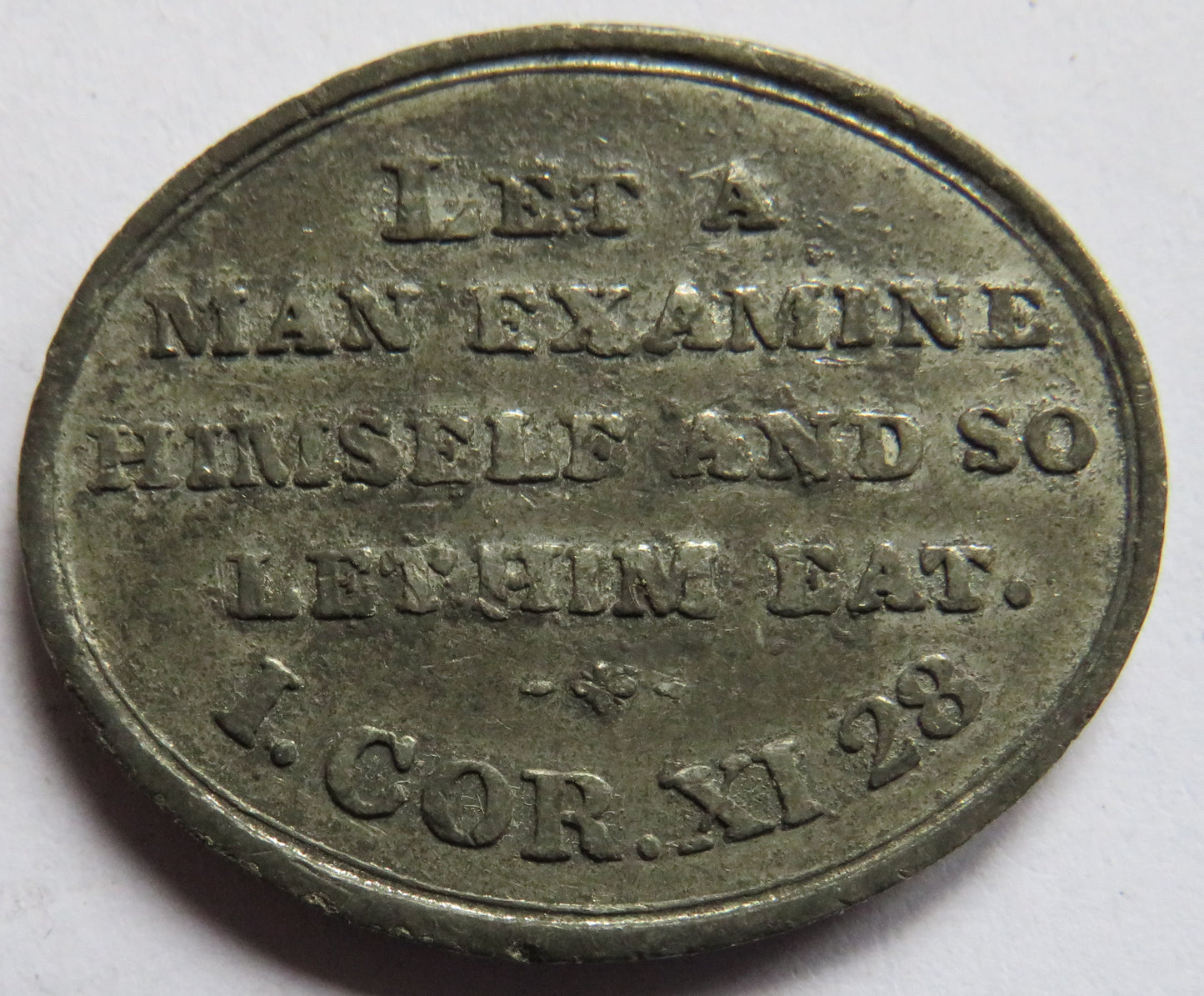 19thC Dundee Church Communion Token