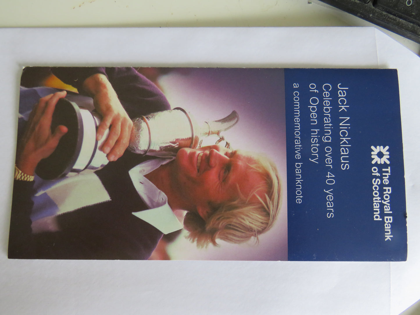 2005 The Royal Bank of Scotland £5 Five Pound Banknote Jack Nicklaus In Pack
