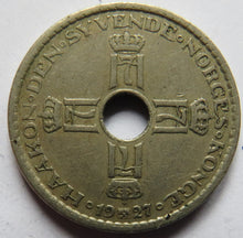 Load image into Gallery viewer, 1927 Norway One Krone Coin
