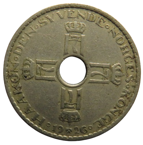1926 Norway One Krone Coin
