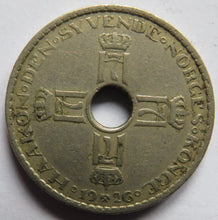 Load image into Gallery viewer, 1926 Norway One Krone Coin
