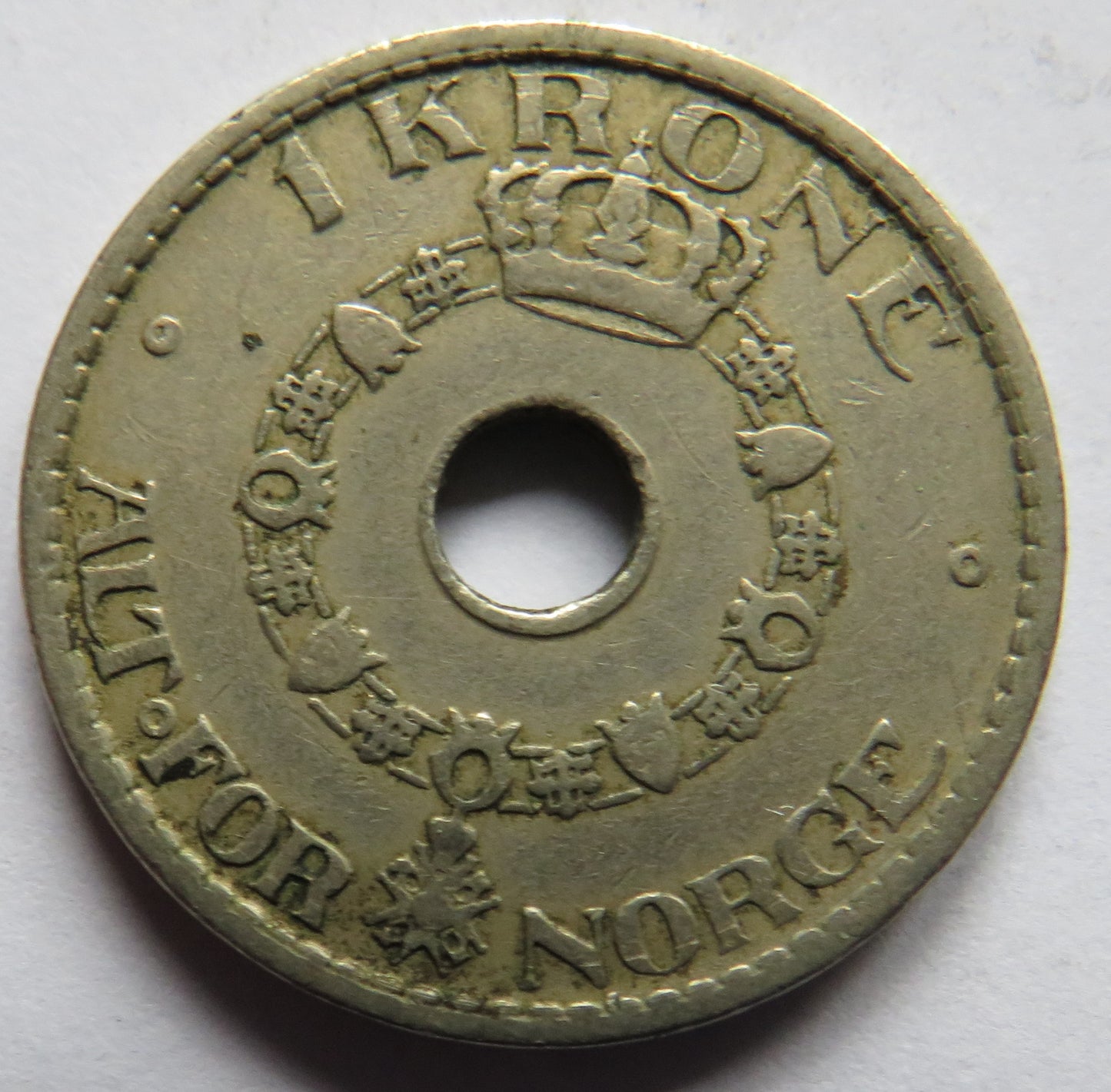 1926 Norway One Krone Coin