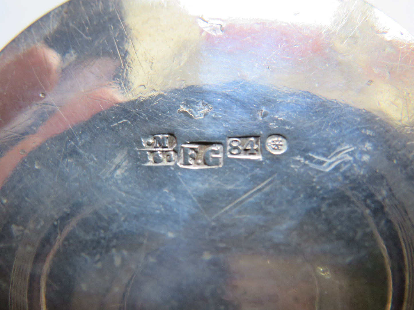 Antique Russian Silver Barrel Shaped Pot Hallmarked For 1861 St Petersburg