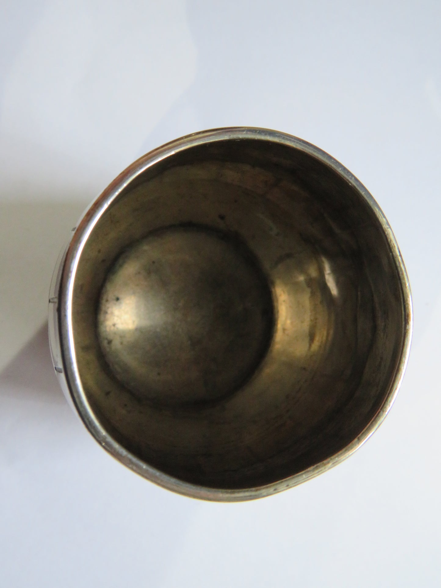 Antique Russian Silver Barrel Shaped Pot Hallmarked For 1861 St Petersburg