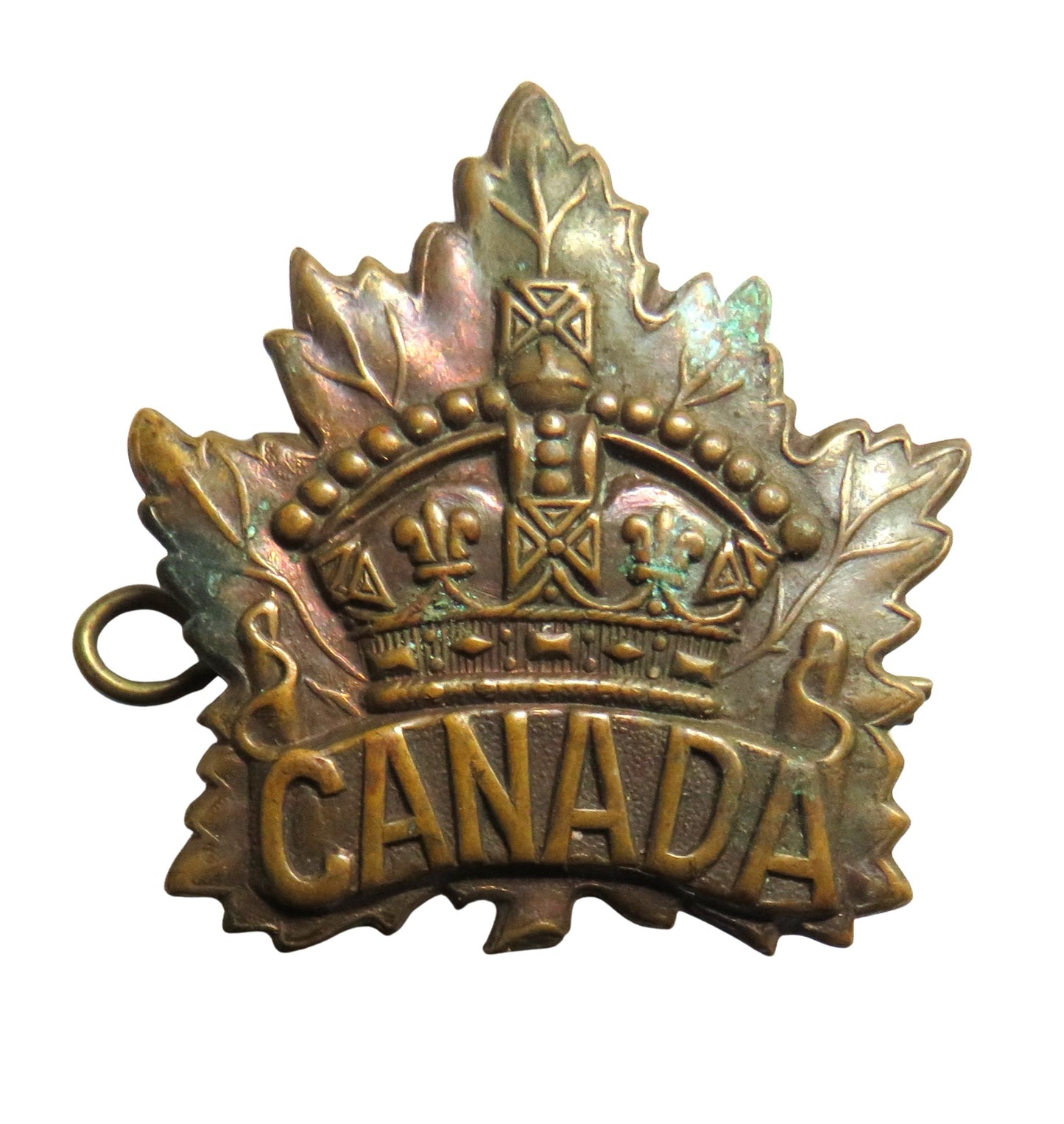 Antique Canada Military Cap Badge
