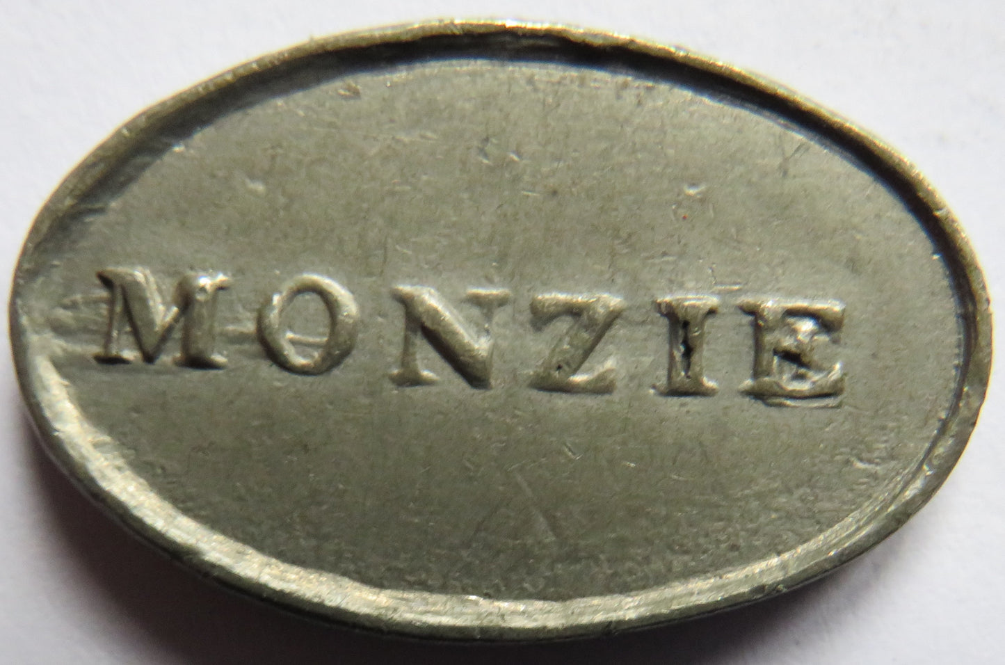 1838 Monzie Scottish Church Communion Token
