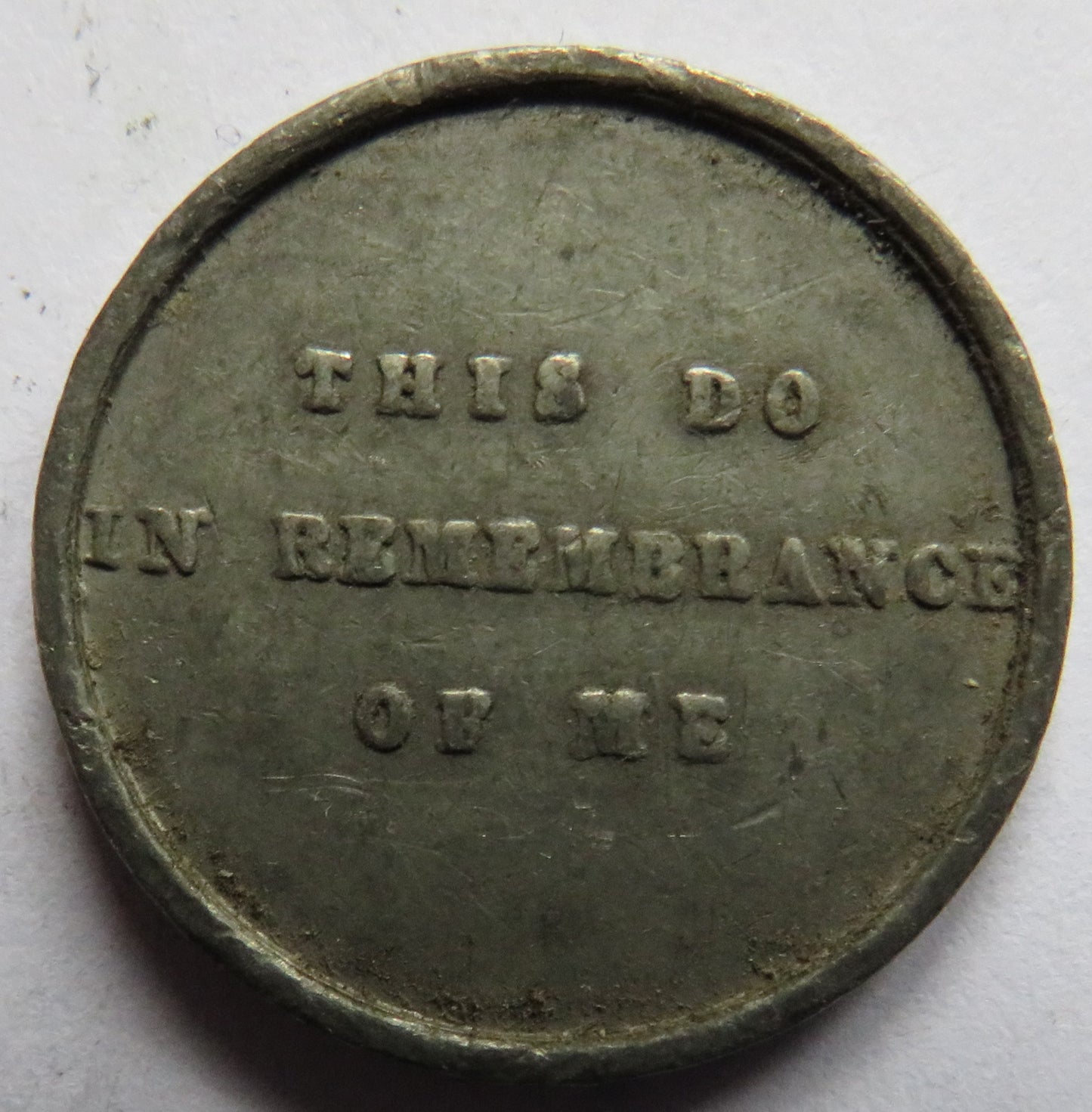 1858 Parish of Turriff Church Communion Token
