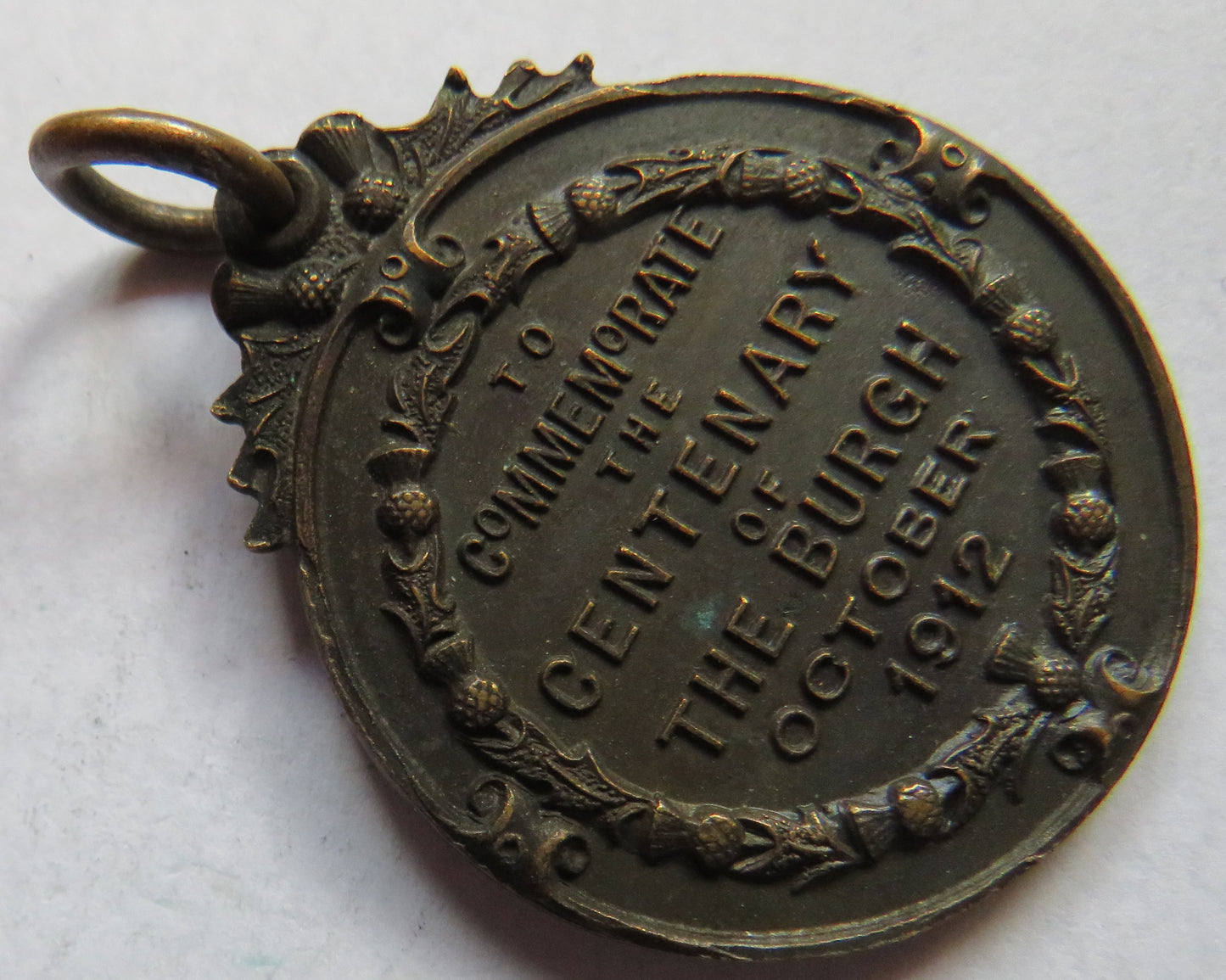 1812-1912 Centenary of the Burgh of Pollokshaws Commemorative Medal