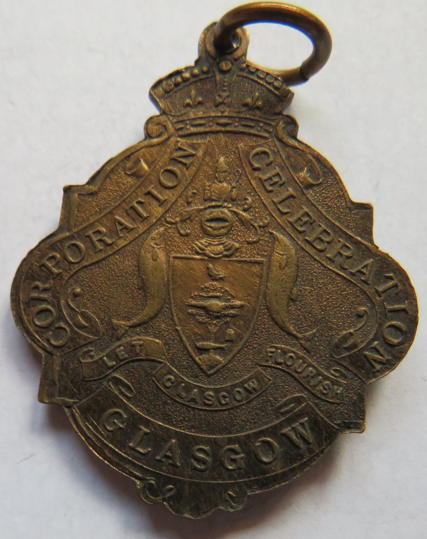 1911 King George V Coronation Corporation Celebration Glasgow Medal