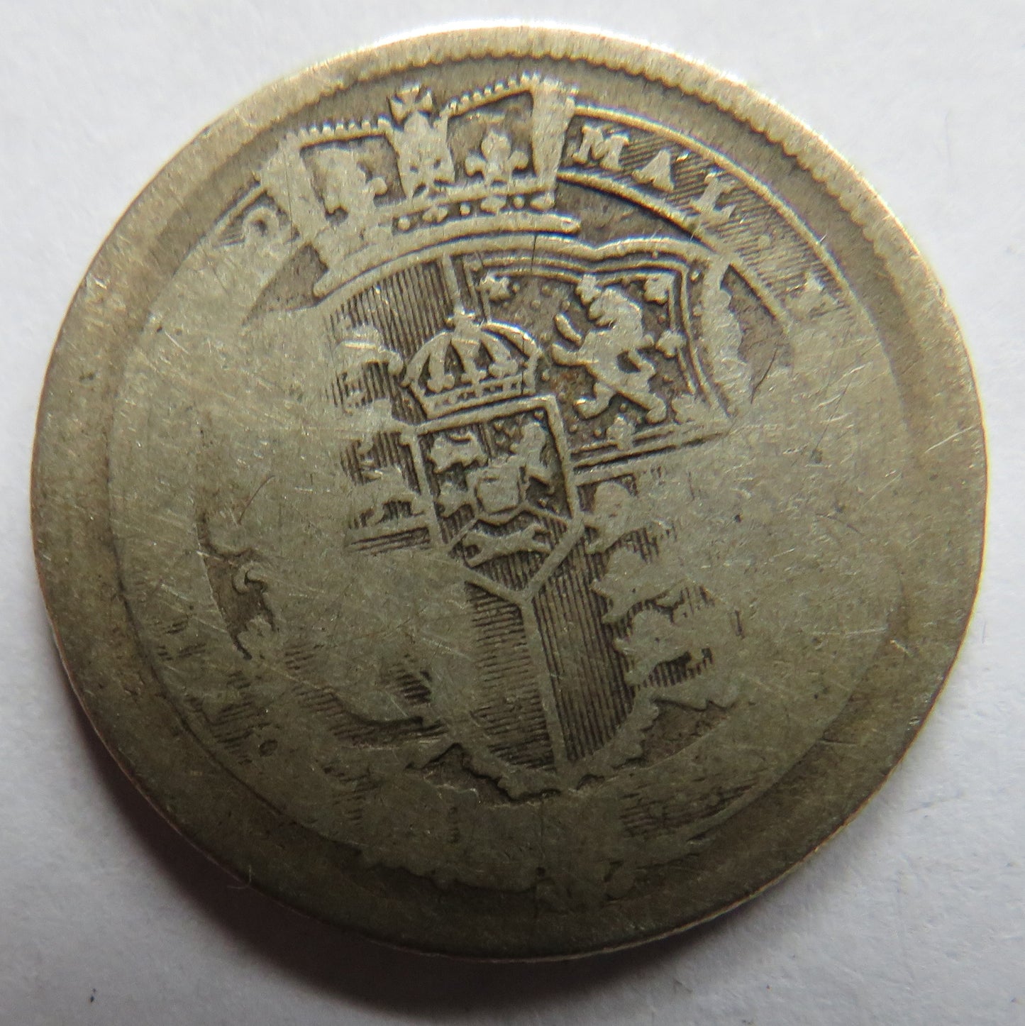 1820 King George III Silver Shilling Coin - Great Britain