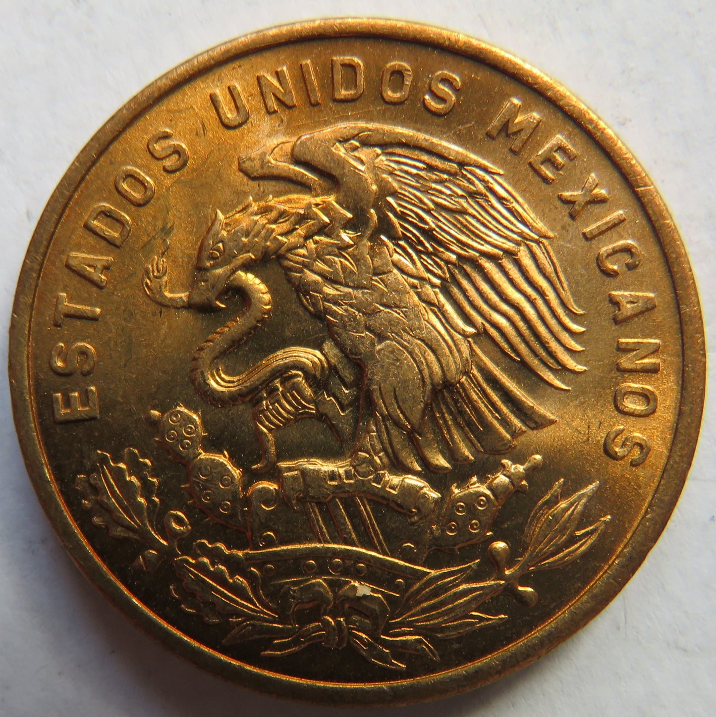 1971 Mexico 20 Centavos Coin Unc
