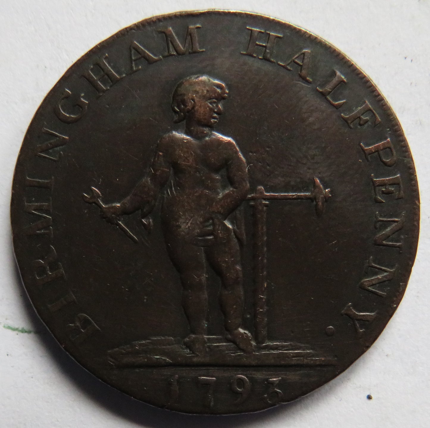 1793 Birmingham Halfpenny Token