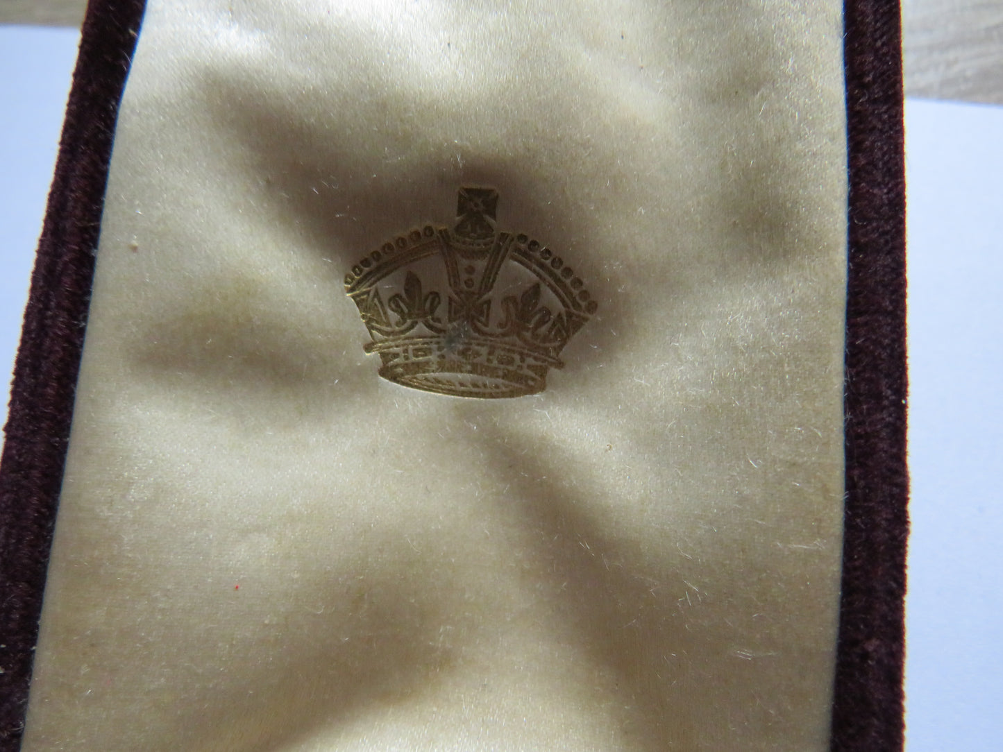 Antique Decorative Edwardian Pendant In Fitted Box Rock Crystal & Silver