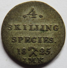 Load image into Gallery viewer, 1825 Norway 4 Skilling Coin
