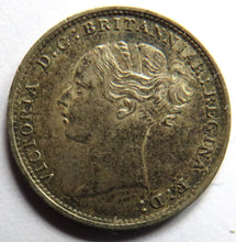Load image into Gallery viewer, 1887 Queen Victoria Young Head Silver Threepence Coin - High Grade
