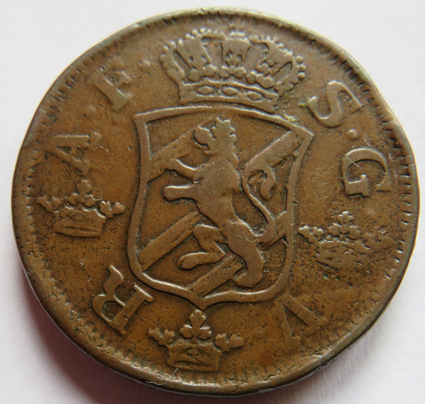 1765 Sweden 2 Ore Coin