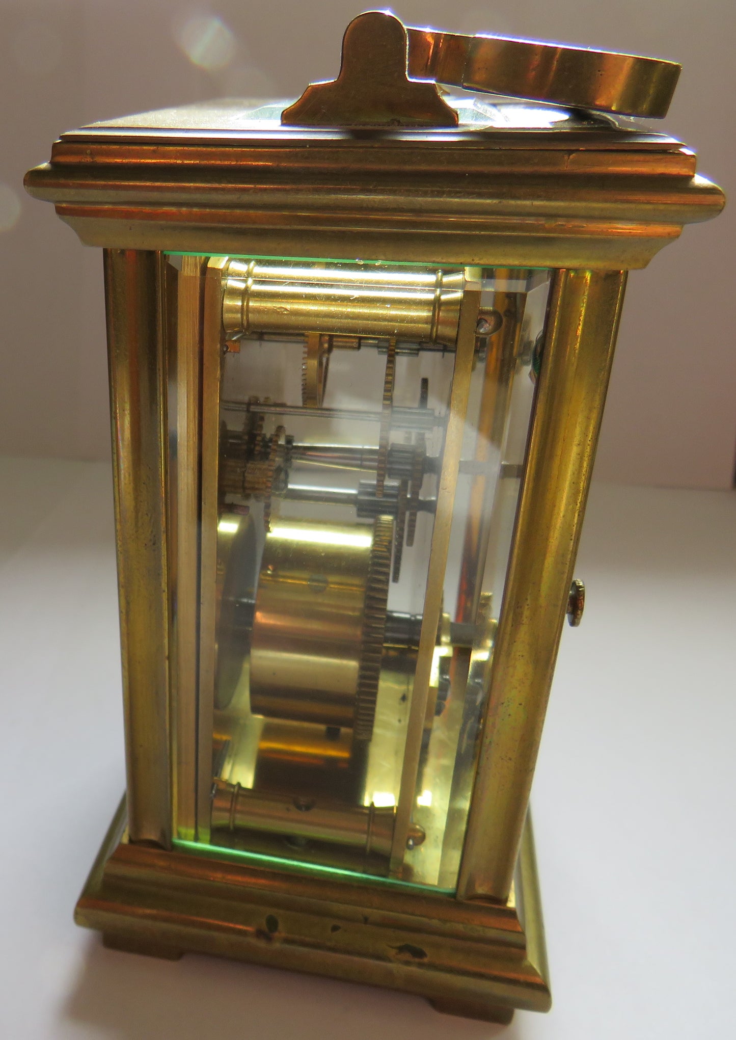 Antique Carriage Clock & Travelling Case By Mappin Brothers 220 Regent Street