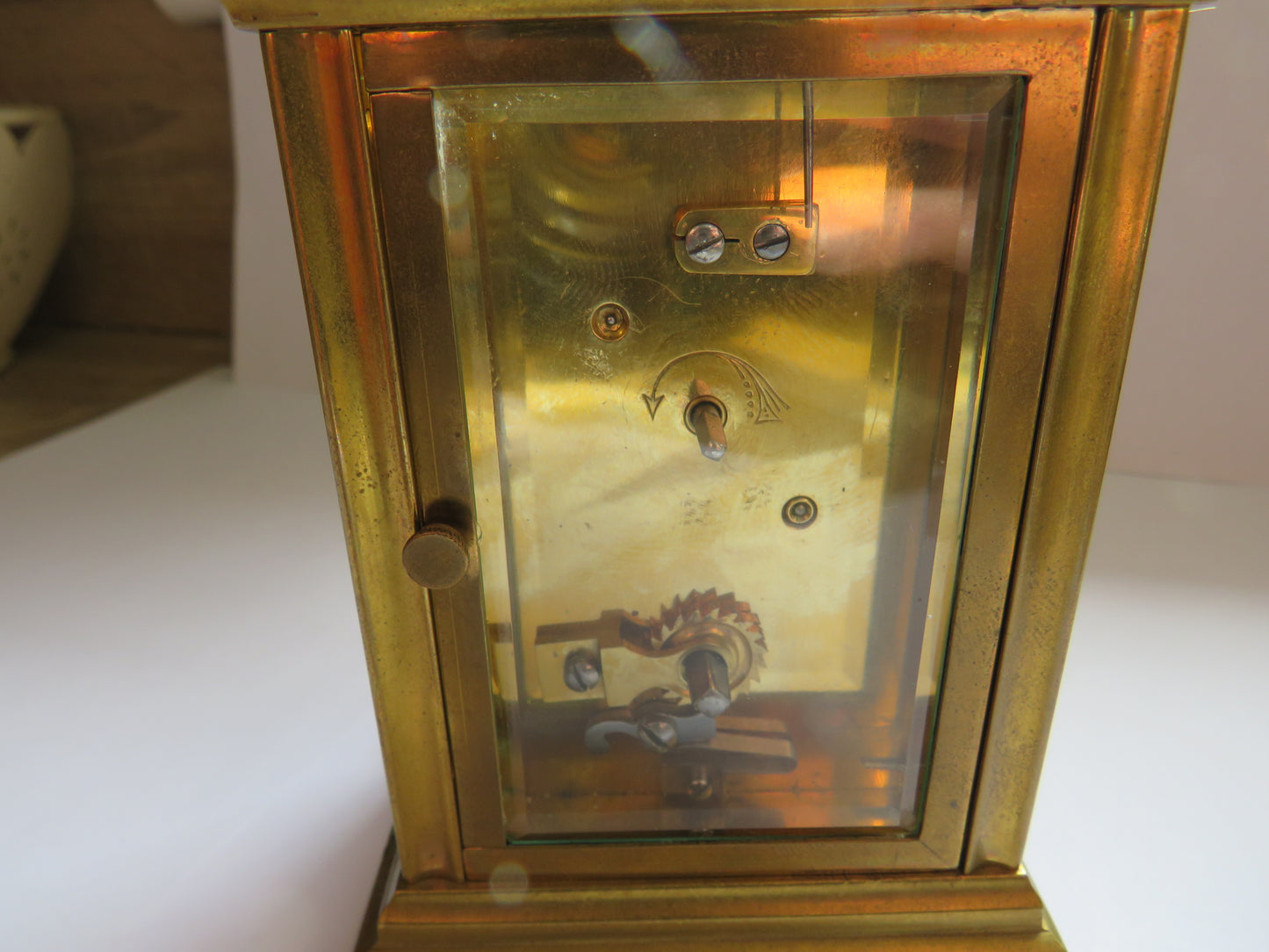 Antique Carriage Clock & Travelling Case By Mappin Brothers 220 Regent Street